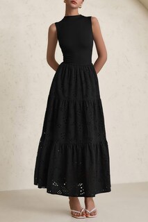 Foto 5 | Foto 5 | Vestido De Verano Prettygarden 2025, Camiseta Sin Mangas Con Ojales, Maxi Con Bolsillos - Venta Internacional.