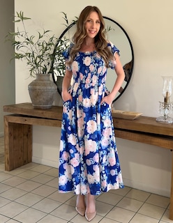Foto 4 | Foto 4 | Vestido Grace Karin Con Estampado Floral Para Invitados De Boda De Verano, Línea A, M - Venta Internacional.