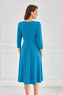 Foto 4 | Foto 4 | Vestido Grace Karin 2025 Primavera-verano Línea A Manga 3/4 Azul Xl - Venta Internacional.