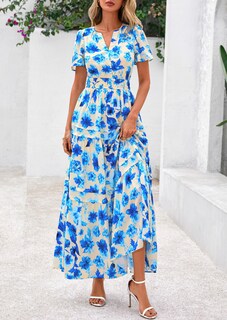 Foto 7 | Foto 7 | Vestido Largo Prettygarden Para Mujer, Estilo Bohemio, Verano 2025, Con Estampado Floral - Venta Internacional.