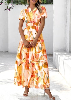 Foto 4 | Foto 4 | Vestido Largo Prettygarden Para Mujer Con Estampado Floral Bohemio De Verano De 2025 - Venta Internacional.