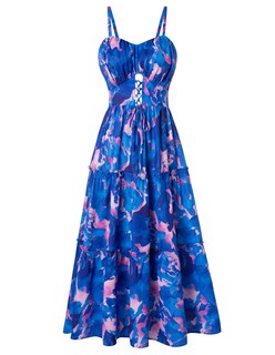 Foto 1 | Foto 1 | Vestido Grace Karin Sundress Para Mujer 2025 Con Estampado Floral De Verano - Venta Internacional.
