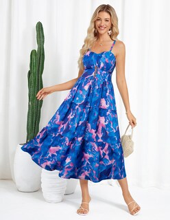 Foto 2 | Foto 2 | Vestido Grace Karin Sundress Para Mujer 2025 Con Estampado Floral De Verano - Venta Internacional.