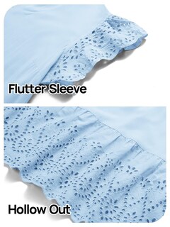 Foto 5 | Foto 5 | Vestido Merokeety 2025, Verano, Manga Corta, Cuello En V, Línea A - Venta Internacional.