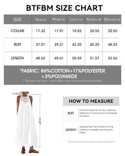 Foto 6 | Foto 6 | Vestido Btfbm Summer Halter Para Mujer, Casual, Bohemio, Vestido De Verano, Blanco - Venta Internacional.
