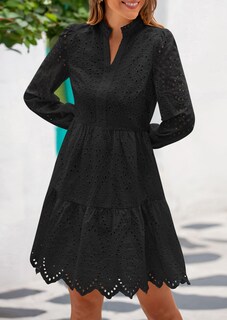 Foto 6 | Foto 6 | Vestido Prettygarden Para Mujer, Primavera 2025, Manga Larga, Cuello En V - Venta Internacional.