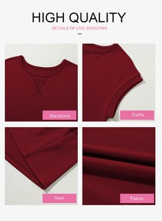 Foto 5 | Foto 5 | Vestido Blencot Para Mujer, Casual, Manga Corta, Cuello Redondo Y Dobladillo Con Volantes - Venta Internacional.