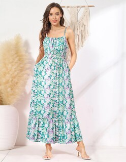 Foto 2 | Foto 2 | Vestido Grace Karin Con Tirantes Finos Sin Mangas Y Estampado Floral - Venta Internacional.