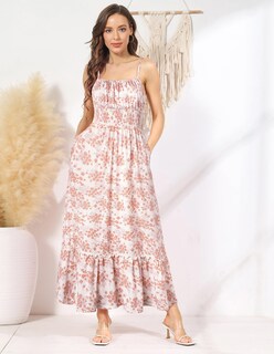 Foto 2 | Foto 2 | Vestido Grace Karin Summer 2025 Para Mujer, Casual, Maxi Beige, Floral - Venta Internacional.