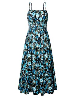 Foto 1 | Foto 1 | Vestido Grace Karin Con Estampado Floral, Sin Mangas, Tirantes Finos, Playa - Venta Internacional.