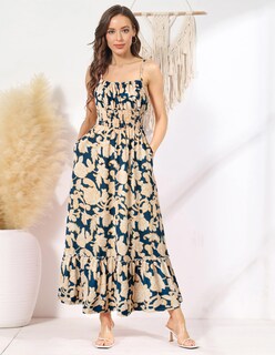 Foto 2 | Foto 2 | Vestido Largo Sin Mangas Con Estampado Floral Grace Karin Para Mujer - Venta Internacional.