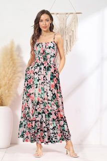 Foto 5 | Foto 5 | Vestido Grace Karin Con Tirantes Finos Hawaianos Y Estampado Floral - Venta Internacional.