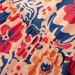 Foto 7 | Foto 7 | Vestido Grace Karin Boho 2025 Sin Mangas Con Estampado Floral Maxi Azul Marino - Venta Internacional.