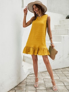 Foto 5 | Foto 5 | Vestido Soly Hux Para Mujer, Dobladillo Con Volantes, Sin Mangas, Sin Mangas, Sin Mangas, Verano - Venta Internacional.