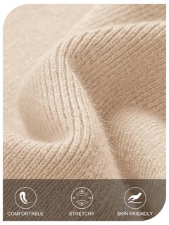 Foto 5 | Foto 5 | Vestido Tipo Jersey Merokeety Para Mujer Con Hombros Descubiertos, Color Albaricoque, Talla Xl - Venta Internacional.