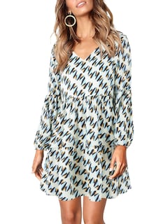 Foto 3 | Foto 3 | Vestido Amoretu Para Mujer, Con Forma De Pata De Gallo, Hasta La Rodilla, Talla Xl - Venta Internacional.