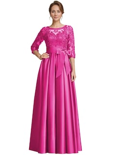 Foto 1 | Foto 1 | Vestido Raomiao De Encaje Satinado Para Madre Del Novio, Boda, Rosa Intenso, 16 - Venta Internacional.