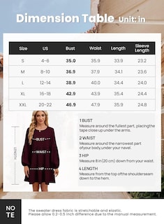 Foto 5 | Foto 5 | Vestido Qacohu, Túnica De Manga Larga, Otoño 2024, Rojo Vino Para Mujer - Venta Internacional.