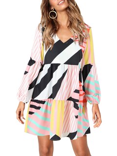Foto 2 | Foto 2 | Vestido Midi Amoretu A Cuadros Con Cuello En V Y Cuello En V Para Mujer - Venta Internacional.