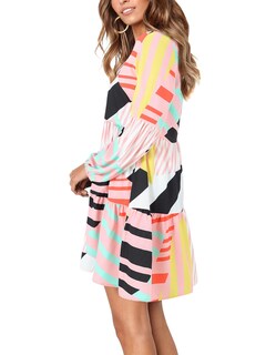 Foto 4 | Foto 4 | Vestido Midi Amoretu A Cuadros Con Cuello En V Y Cuello En V Para Mujer - Venta Internacional.