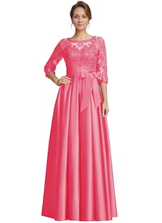 Foto 1 | Foto 1 | Vestido Raomiao Para Madre Del Novio, Encaje Satinado, Línea A, Sandía - Venta Internacional.