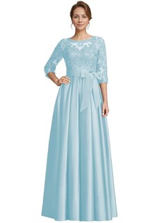 Foto 1 | Foto 1 | Vestido Raomiao De Encaje Satinado Para Madre Del Novio, Azul Claro - Venta Internacional.