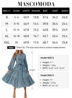 Foto 6 | Foto 6 | Vestido Mascomoda Para Mujer, Otoño 2024, Manga Larga, Midi, Gris Y Azul - Venta Internacional.