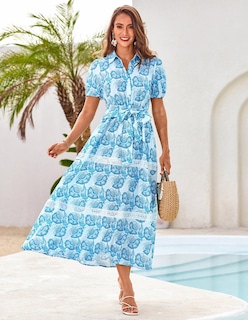 Foto 2 | Foto 2 | Vestido Grace Karin Para Mujer, Maxi En Forma De A, Floral Y Fluido, Para Mujer - Venta Internacional.