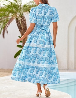Foto 3 | Foto 3 | Vestido Grace Karin Para Mujer, Maxi En Forma De A, Floral Y Fluido, Para Mujer - Venta Internacional.