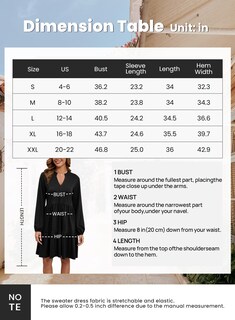 Foto 5 | Foto 5 | Vestido Túnica Qacohu 2024 Con Cuello En V Y Manga Larga Con Bolsillos Para Mujer - Venta Internacional.