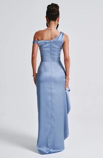 Foto 4 | Foto 4 | Vestido Largo De Fiesta Lphirkut Con Diseño De Sirena Satinado Naranja Quemado Para Mujer - Venta Internacional.