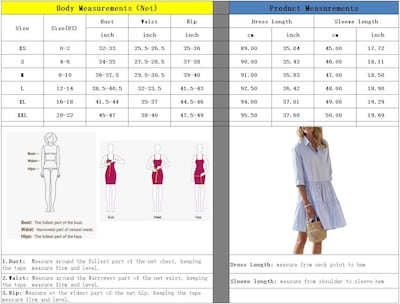 Foto 4 | Foto 4 | Vestido Camisero Chouyatou Para Mujer, A Rayas, Con Botones, Azul Xxl - Venta Internacional.