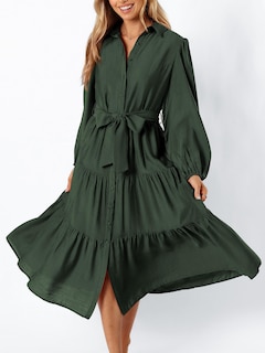 Foto 2 | Foto 2 | Vestido Mascomoda 2024 De Manga Larga A Media Pierna Con Cuello En V Para Mujer - Venta Internacional.
