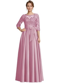 Foto 1 | Foto 1 | Vestido Formal Raomiao Dusty Rose Con Apliques De Encaje Satinado - Venta Internacional.