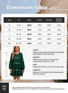 Foto 5 | Foto 5 | Vestido De Otoño Qacohu 2024, Moderno, Manga Larga, Túnica Verde M Para Mujer - Venta Internacional.