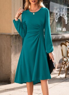 Foto 5 | Foto 5 | Vestido Midi Happy Sailed Date Night De Manga Larga Para Mujer - Venta Internacional.