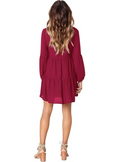 Foto 5 | Foto 5 | Vestido Casual Amoretu Tipo Túnica Cuello en V Holgado para Mujer - Venta Internacional