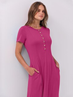 Foto 5 | Foto 5 | Vestido Largo Anrabess Casual De Verano De Manga Corta Para Mujer - Venta Internacional.