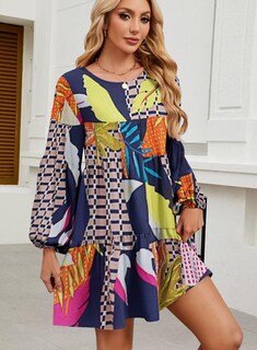 Foto 2 | Foto 2 | Vestido De Otoño Qacohu 2024, Moderno, Manga Linterna, Diseño De Muñeca - Venta Internacional.