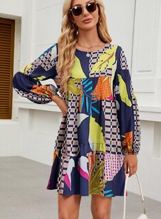 Foto 4 | Foto 4 | Vestido De Otoño Qacohu 2024, Moderno, Manga Linterna, Diseño De Muñeca - Venta Internacional.