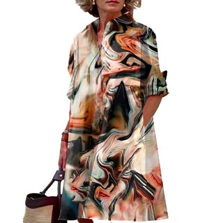 Foto 1 | Foto 1 | Vestido Camisero Zhyaj Holgado para Mujer - Venta Internacional