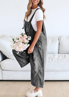 Foto 2 | Foto 2 | Jumper Chouyatou de Mezclilla Gris para Mujer - Venta Internacional