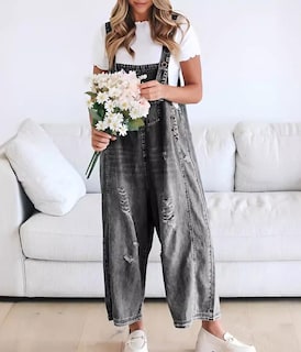 Foto 4 | Foto 4 | Jumper Chouyatou de Mezclilla Gris para Mujer - Venta Internacional
