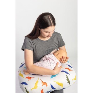 Foto 8 | Foto 8 | Mae Baby Blusas De Maternidad Y Lactancia Mujer Playeras De Manga Corta Ropa Suave Embarazada Camisetas (gris Oxford, Grande)