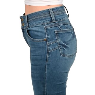 Foto 3 | Foto 3 | Pantalón Britos Jeans Mujer Skinny Azul 024748