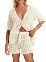 Blusa y Short Saodimallsu para Mujer-Venta Internacional