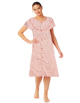 Bata para Dormir Tatys Fashion Suave y Cómoda color Rosa