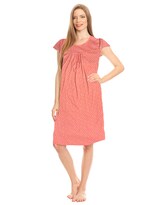 Bata para Dormir Tatys Fashion Suave y Cómoda color Coral