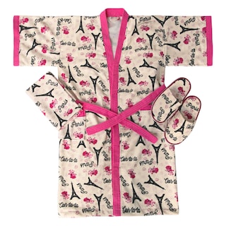 Foto 1 | Foto 1 | Bata Elefantito Hogar Superabsorbente París Rosa + Accesorios para Mujer
