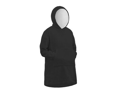 Foto 3 | Foto 3 | Sudadera Cobija De Manta Térmica Con Capucha ,mangas Y Bolsillo Ligera Negra Unisex Bluelander